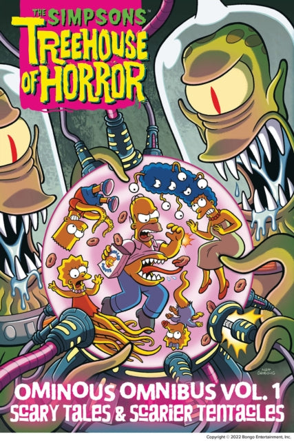 The Simpsons Treehouse of Horror Ominous Omnibus Vol. 1: Scary Tales & Scarier Tentacles-9781419737121