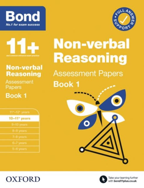 Bond 11+: Bond 11+ Non Verbal Reasoning Assessment Papers 10-11 years Book 1-9780192776433