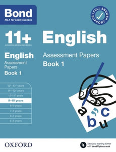Bond 11+: Bond 11+ English Assessment Papers 9-10 Book 1-9780192776464