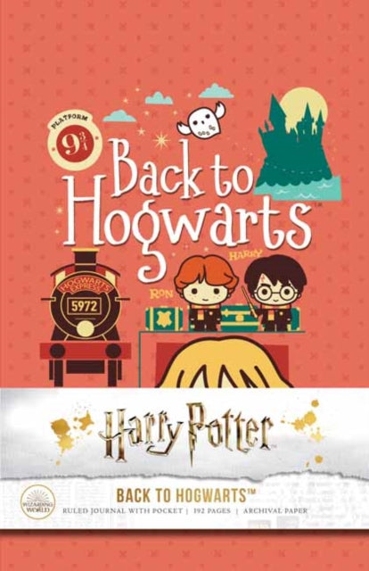 Harry Potter: Back to Hogwarts Hardcover Ruled Journal-9781683838913