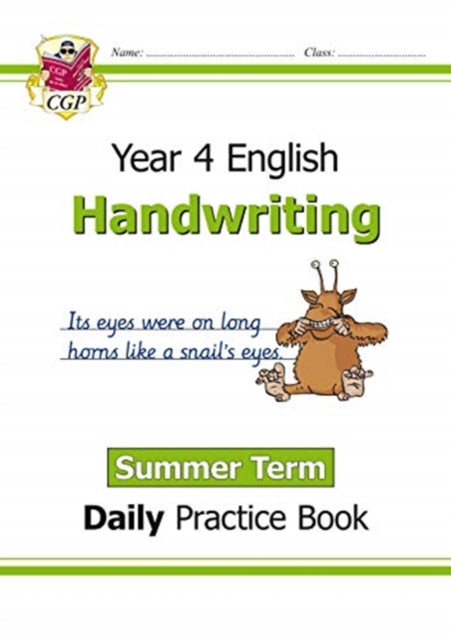New KS2 Handwriting Daily Practice Book: Year 4 - Summer Term-9781789086669